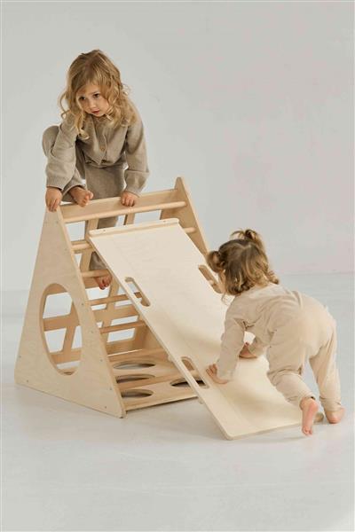 Grote foto klimdriehoek baby wood driehoek kinderen en baby overige