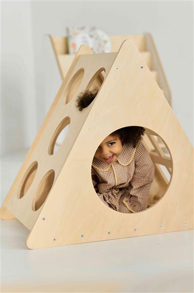 Grote foto klimdriehoek baby wood driehoek kinderen en baby overige