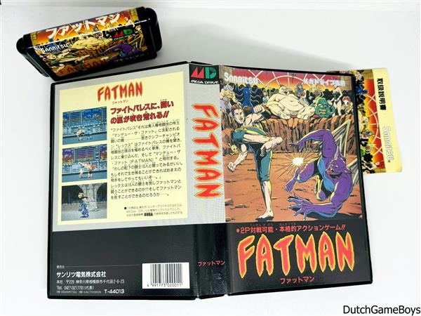 Grote foto sega megadrive fatman japan spelcomputers games overige games