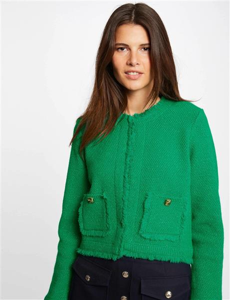 Grote foto long sleeved cardigan 231 mjoli kleding dames truien en vesten