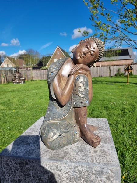 Grote foto beeld decorated buddha 30 cm hars antiek en kunst curiosa en brocante