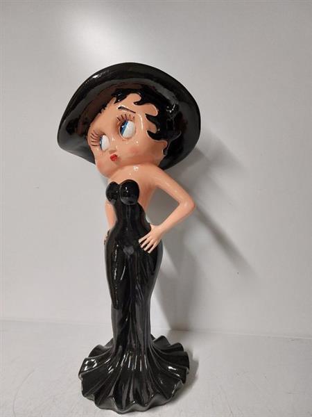 Grote foto beeld betty boop in a festive dress with hat 58 cm polyresin antiek en kunst curiosa en brocante