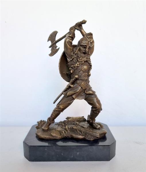 Grote foto viking brons marmer antiek en kunst curiosa en brocante