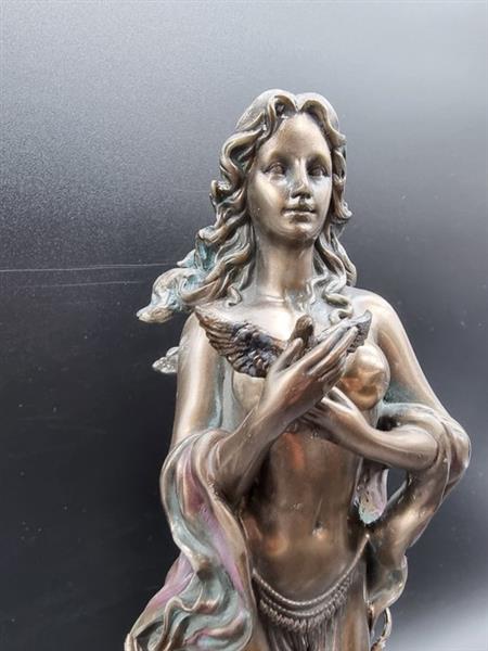 Grote foto beeld aphrodite greek goddess 30 cm polystone koud brons antiek en kunst curiosa en brocante