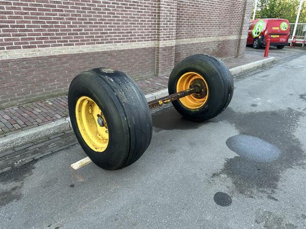 Grote foto landbouwas met wielen 158cm agrarisch tractor onderdelen