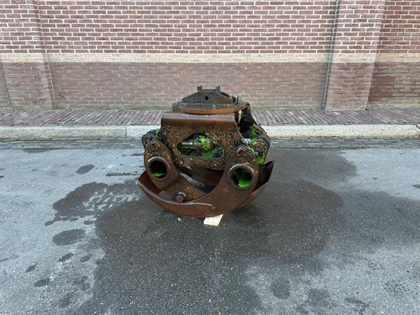 Grote foto hydraulische bomenklem houtgrijper 60cm agrarisch bosbouw