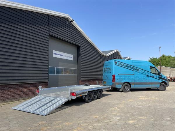 Grote foto vlemmix 3.5 t 3 asser machinetransporter nieuw met dikke opties agrarisch aanhangwagens