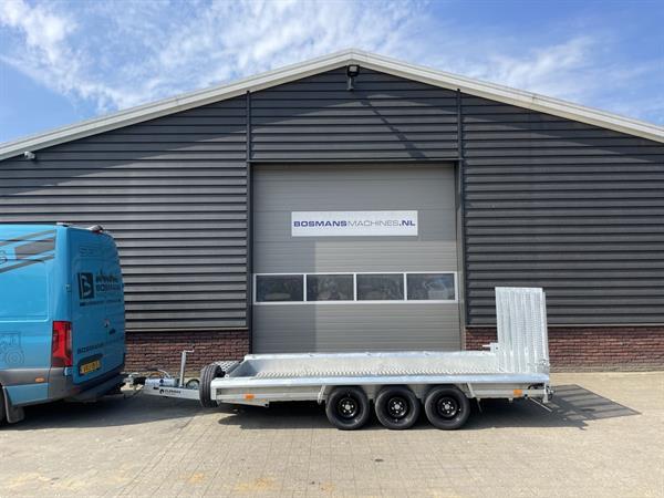 Grote foto vlemmix 3.5 t 3 asser machinetransporter nieuw met dikke opties agrarisch aanhangwagens