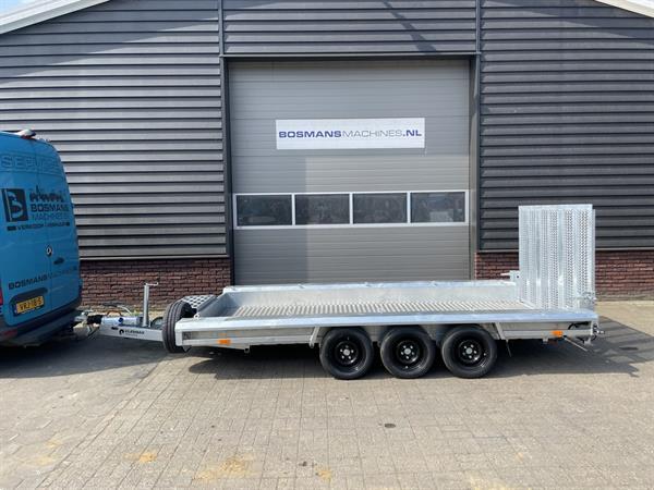 Grote foto vlemmix 3.5 t 3 asser machinetransporter nieuw met dikke opties agrarisch aanhangwagens