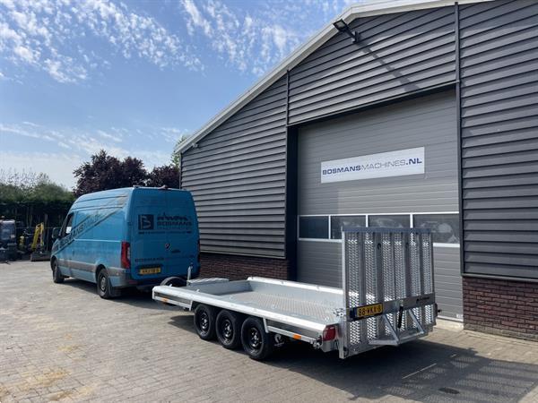 Grote foto vlemmix 3.5 t 3 asser machinetransporter nieuw met dikke opties agrarisch aanhangwagens