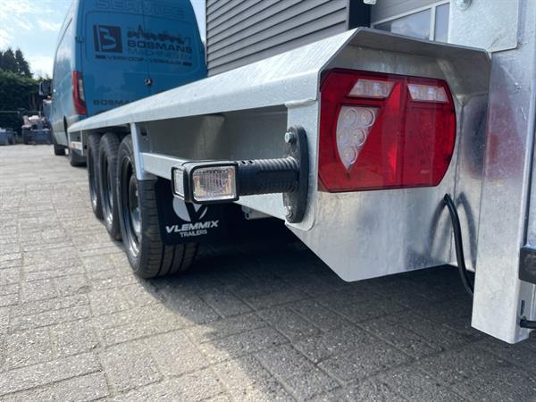 Grote foto vlemmix 3.5 t 3 asser machinetransporter nieuw met dikke opties agrarisch aanhangwagens