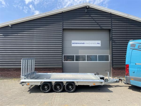 Grote foto vlemmix 3.5 t 3 asser machinetransporter nieuw met dikke opties agrarisch aanhangwagens