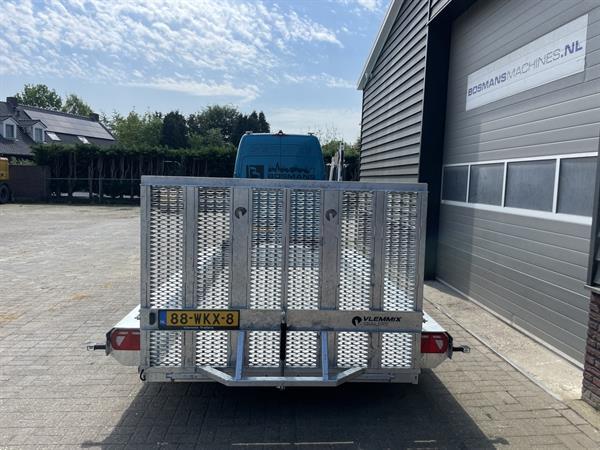 Grote foto vlemmix 3.5 t 3 asser machinetransporter nieuw met dikke opties agrarisch aanhangwagens