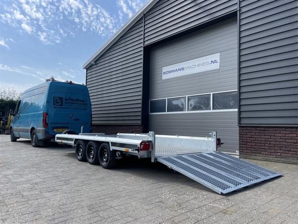 Grote foto vlemmix 3.5 t 3 asser machinetransporter nieuw met dikke opties agrarisch aanhangwagens