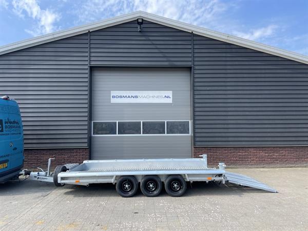 Grote foto vlemmix 3.5 t 3 asser machinetransporter nieuw met dikke opties agrarisch aanhangwagens