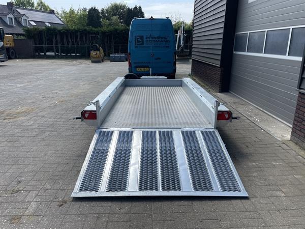 Grote foto vlemmix 3.5 t 3 asser machinetransporter nieuw met dikke opties agrarisch aanhangwagens