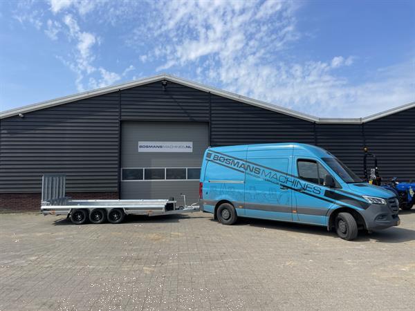 Grote foto vlemmix 3.5 t 3 asser machinetransporter nieuw met dikke opties agrarisch aanhangwagens