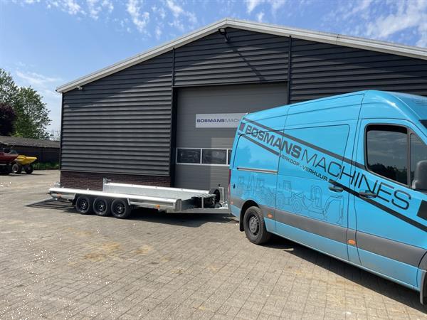 Grote foto vlemmix 3.5 t 3 asser machinetransporter nieuw met dikke opties agrarisch aanhangwagens