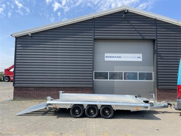 Grote foto vlemmix 3.5 t 3 asser machinetransporter nieuw met dikke opties agrarisch aanhangwagens