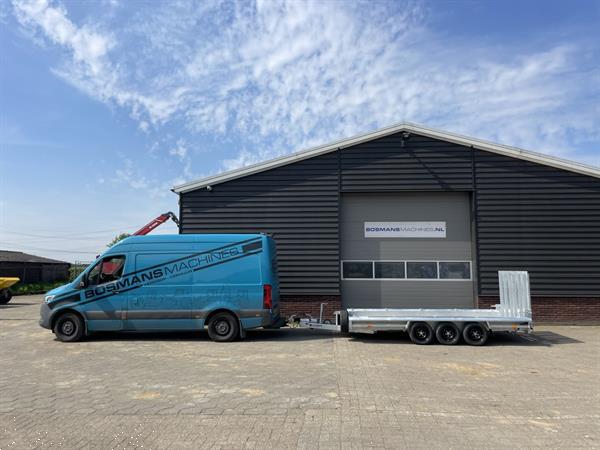 Grote foto vlemmix 3.5 t 3 asser machinetransporter nieuw met dikke opties agrarisch aanhangwagens