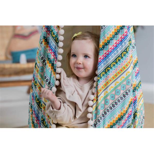 Grote foto hangnest schommel indiaans avontuur kinderhangnest cocoon indiaans avontuur kinderen en baby overige