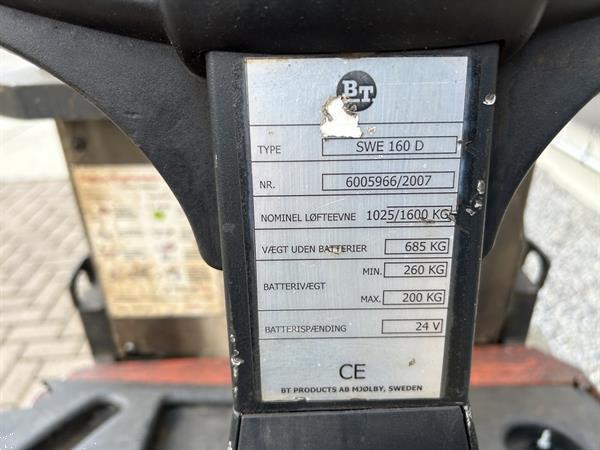 Grote foto vs 21659 elektrische duo stapelaar bt initiele lift 1000mm doe het zelf en verbouw hefwerktuigen