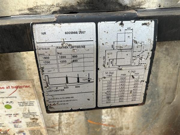 Grote foto vs 21659 elektrische duo stapelaar bt initiele lift 1000mm doe het zelf en verbouw hefwerktuigen