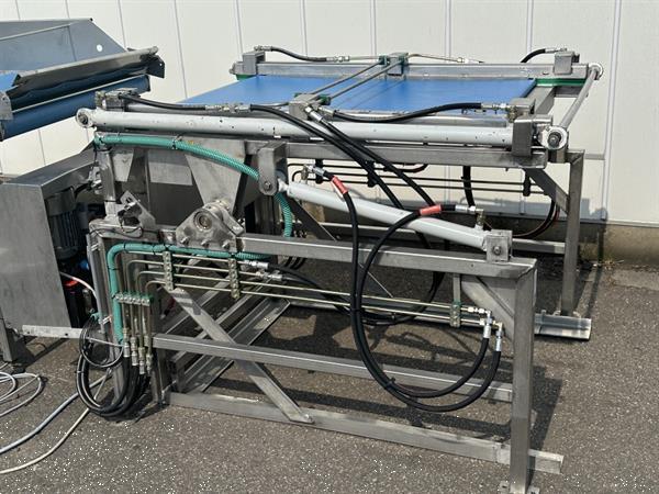 Grote foto arco kistenkantelaar 100 cm rvs met doseerband agrarisch tuinbouw