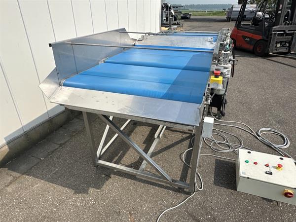 Grote foto arco kistenkantelaar 100 cm rvs met doseerband agrarisch tuinbouw