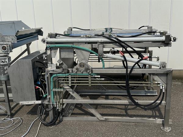 Grote foto arco kistenkantelaar 100 cm rvs met doseerband agrarisch tuinbouw