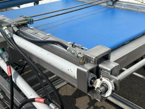 Grote foto arco kistenkantelaar 100 cm rvs met doseerband agrarisch tuinbouw