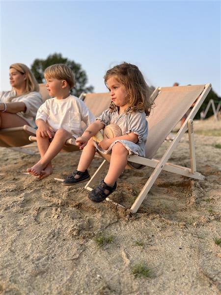 Grote foto opvouwbare kinderstrandstoel maat m maat m kinderen en baby complete kinderkamers