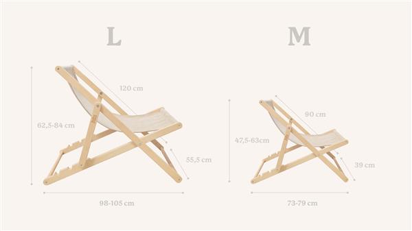 Grote foto opvouwbare strandstoel maat l volwassene maat l kinderen en baby complete kinderkamers