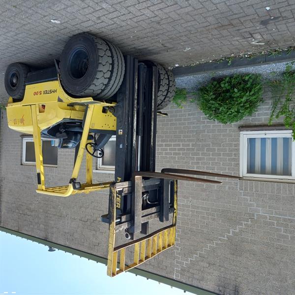 Grote foto hyster h 5.00 xm diesel heftruck agrarisch heftrucks
