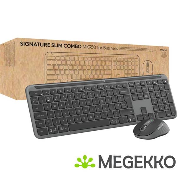 Grote foto logitech mk950 signature slim combo for business computers en software toetsenborden