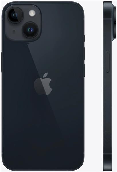 Grote foto apple iphone 14 zwart 128gb e sim garantie telecommunicatie apple iphone