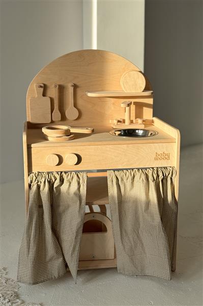 Grote foto houten speelkeuken met accessoires keuken kinderen en baby overige
