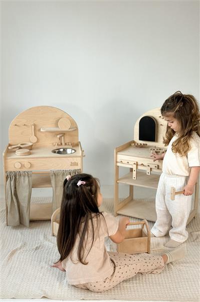 Grote foto houten werkbank met gereedschapskist werkbank kinderen en baby overige