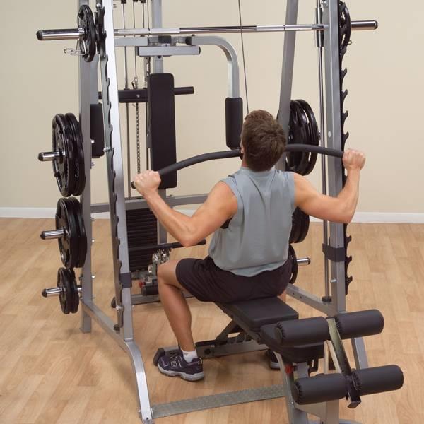 Grote foto body solid gs348 series 7 smith machine full option sport en fitness fitness