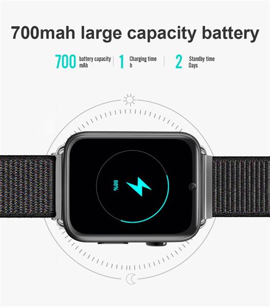 Grote foto drphone sw5 smartwatch mannen 1.88 inch 1gb 16gb opslag android 7.1 wifi gps camera kleding dames horloges