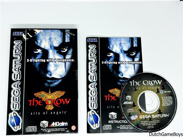 Grote foto sega saturn the crow city of angels spelcomputers games overige games
