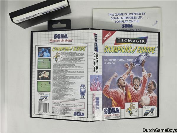 Grote foto sega master system champions of europe spelcomputers games overige games