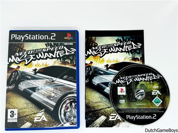 Grote foto playstation 2 ps2 need for speed most wanted spelcomputers games playstation 2