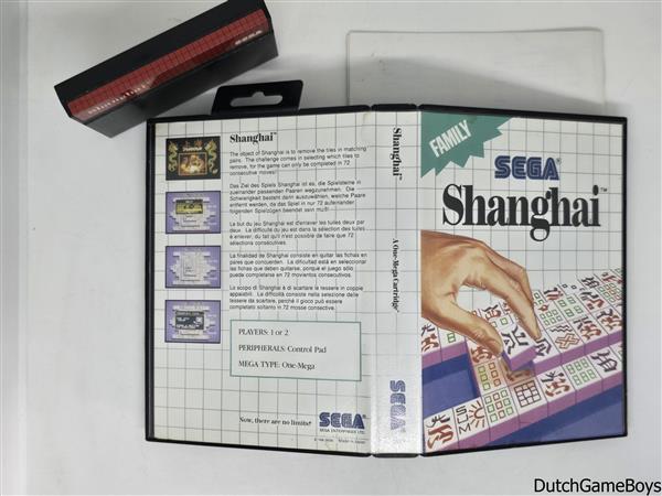 Grote foto sega master system shanghai spelcomputers games overige games