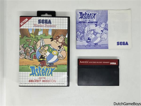 Grote foto sega master system asterix and the secret mission spelcomputers games overige games
