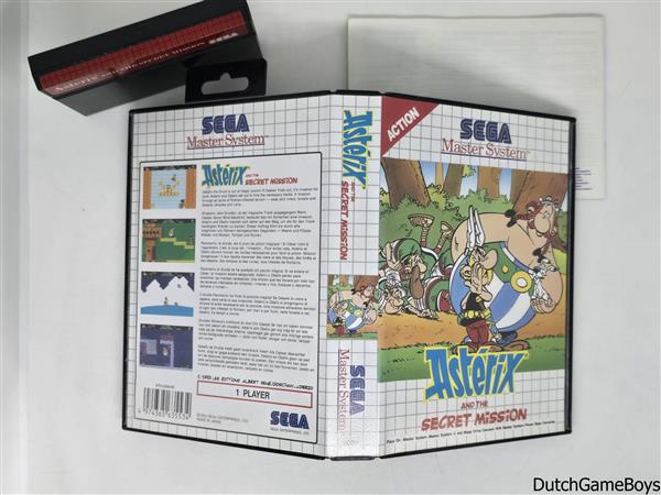Grote foto sega master system asterix and the secret mission spelcomputers games overige games