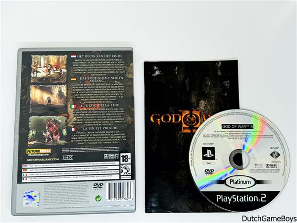 Grote foto playstation 2 ps2 god of war ii platinum spelcomputers games playstation 2