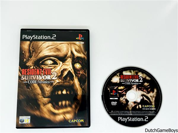 Grote foto playstation 2 ps2 resident evil survivor 2 1 spelcomputers games playstation 2