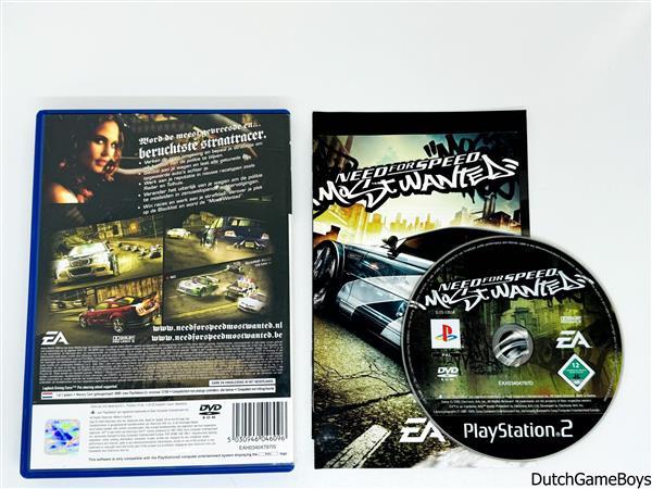 Grote foto playstation 2 ps2 need for speed most wanted spelcomputers games playstation 2