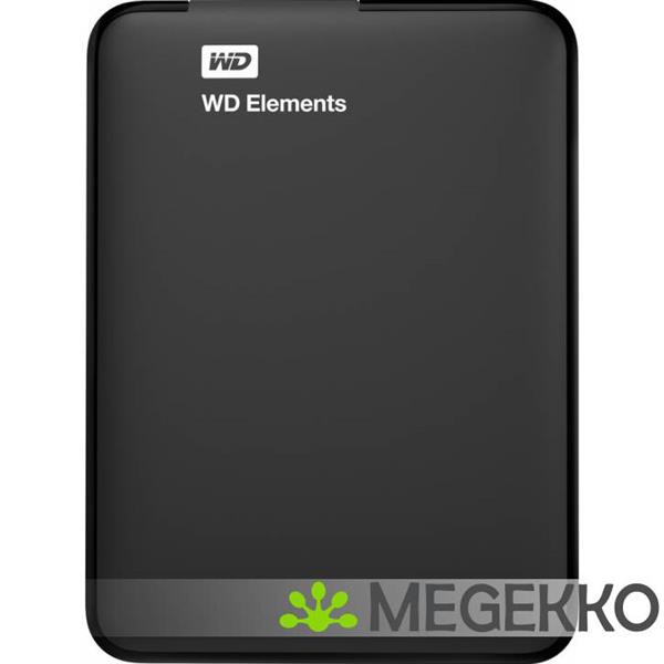 Grote foto western digital elements portable 1tb zwart computers en software harde schijven